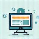 Icon representing UI/UX design process